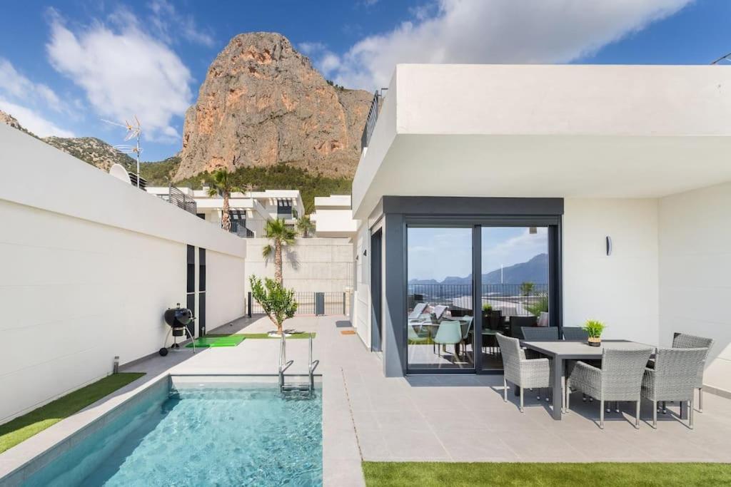 Casa Con Piscina Privada Polop Villa Buitenkant foto
