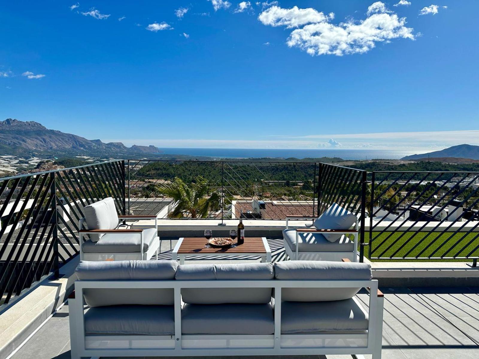 Casa Con Piscina Privada Polop Villa Buitenkant foto
