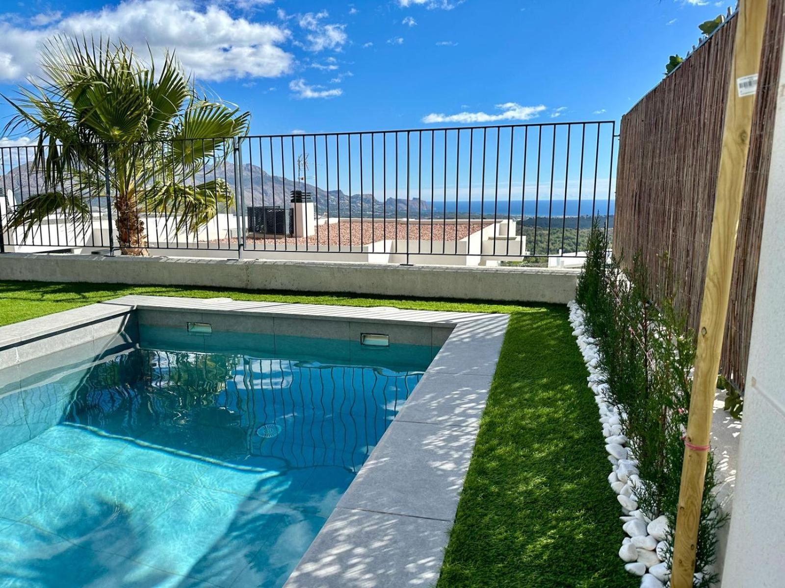 Casa Con Piscina Privada Polop Villa Buitenkant foto